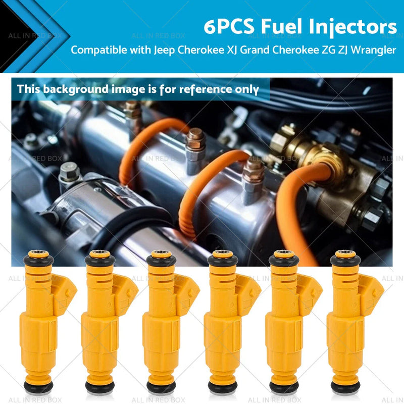 Jeep Cherokee Grand Cherokee Wrangler 6PCS Fuel Injector (1997-2006)