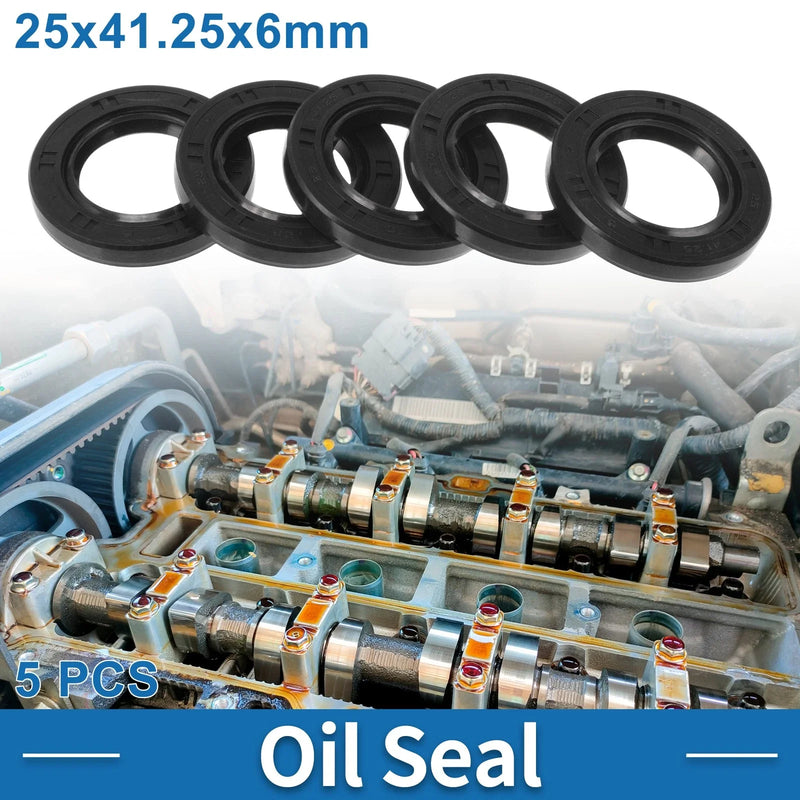 Car Oil Seal / 5 x 25x41.25x6mm Rotary Shaft Seal