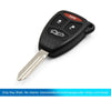 Chrysler Car Key Shell Case 4 x Key Button