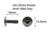 Honda CBR Fireblade Fairing Bolts 10 x m5 5mm & Clips