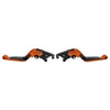 Suzuki DL1000, GSX1400 CNC Orange Extendable Brake Clutch Levers