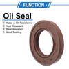 Make Model Oil Seal 2 x 30x52x7mm FKM Rubber Brown