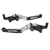 Yamaha TMAX500 TMAX530 CNC Folding Extendable Brake Clutch Levers (2001-2023)