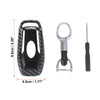 Ford Fusion Carbon Fiber Remote Key Fob Cover Case Ring Set (2013-2020)