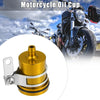 Yamaha BMW Gold Tone Motorcycle Front Brake Master Cylinder Oil Tank Cup