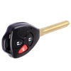 Toyota RAV4 Yaris Scion TC XB 3 x Button Key Shell Blank (2006-2019)