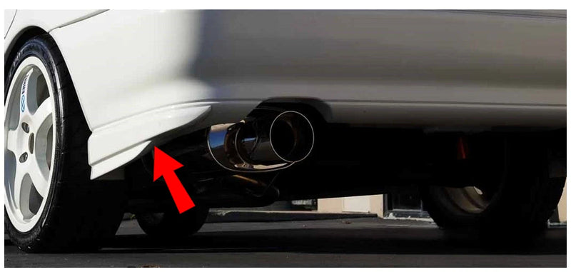 Mitsubishi Lancer Evo 1-3 FRP Rear Bumper Side Skirts (1992-1995)