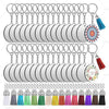 Crafts & Jewelry 150PCS Blank Keychains Set