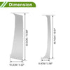 Dodge Ram (1994-2001) Silver Tone 4 x Pillar Window Trim