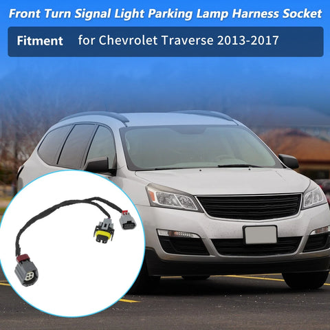 Chevrolet Traverse Front Turn Signal Parking Light Socket Wiring (2013-2017)