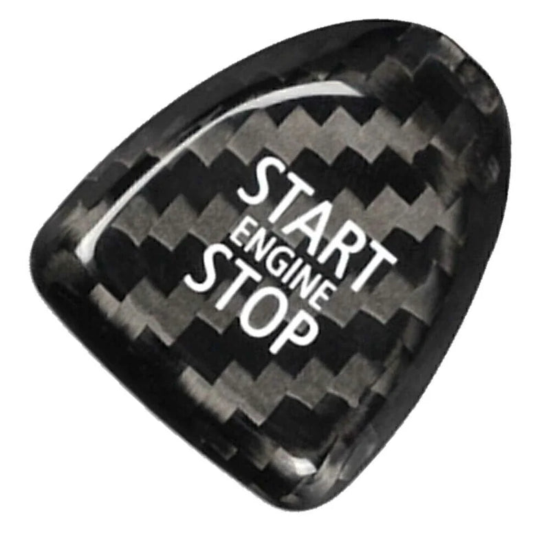BMW Mini Cooper F54 F55 F56 Black Carbon Keyless Start Button Cover (2014-2023)