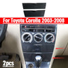 Toyota Corolla Carbon Fiber Middle Console Storage Box Panel (2003–2008)