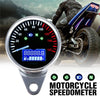 Universal Motorcycle LED Digital LCD Speedometer Tachometer Gauge