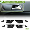 Toyota Camry Interior Door Handle Bowl Cover Trim ABS 4 Pcs (2024–2025)