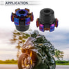 Motorcycle 12mm Aluminum Alloy Plastic Motorcycle Slider Frame 2 x