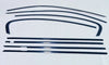 BMW 5 Series Steel Glossy Black Window Side Molding Cover Trim (2018-2021)