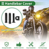 7/8" 22mm Motorcycle Hand Grips Cover Kit Handlebar Polka Dot Pattern