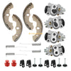 Honda Foreman 450 TRX450 4xFront Brake Wheel Cylinders W/Shoes Hole Plug