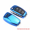 Audi A4 A6 Black TPU Soft FOB Remote Flip Key Cover Case Fit