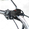 Dual USB Motorcycle Fast Charger Socket w/ LED Voltmeter Display