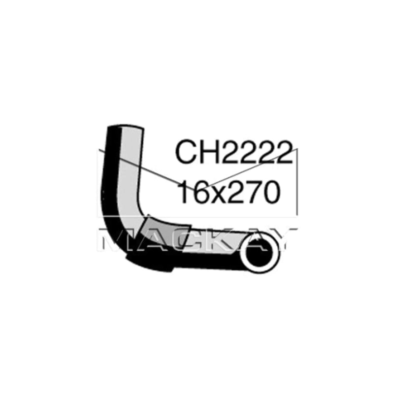 RAV4 Heater Hose to Engine Water Outlet (1997–2000)
