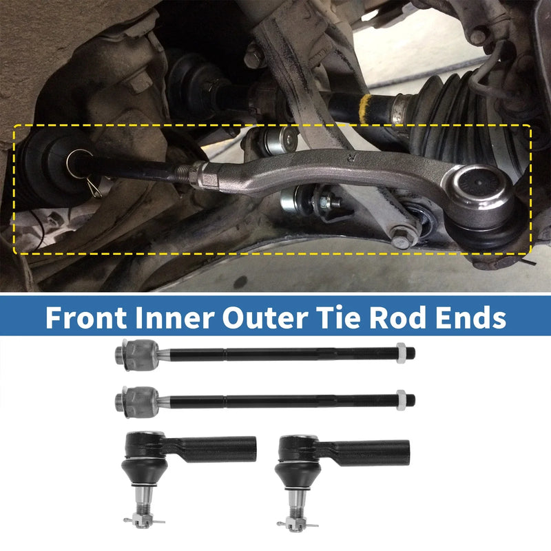 Dodge Ram 1500 4pcs Tie Rod End Links (2011-2015)