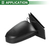 Toyota RAV4 (2013-2015) Manual Folding Black Right Side Door Mirror