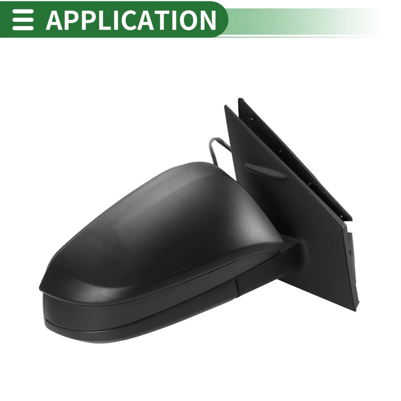 Toyota RAV4 (2013-2015) Manual Folding Black Right Side Door Mirror