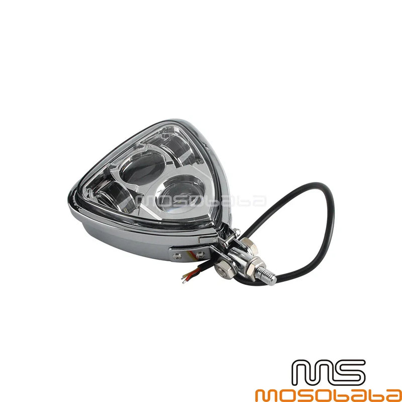 Honda Chopper Bobber Cafe Racer LED Triangle Headlight