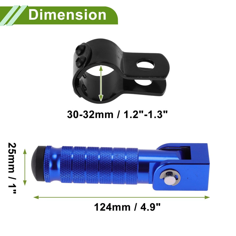 Honda, Suzuki, Yamaha Blue Motorcycle Foot Pegs