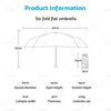 Mini Pocket Umbrella 15cm Six-fold UV Block Sunscreen Protection UPF 50%+