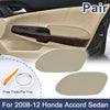 Honda Accord Sedan Beige Front Door Armrest Covers (2008-2012)