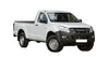 Isuzu Dmax Single Cab LH Manual Side View Mirror Black (2012-2019)