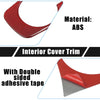 Chevrolet Camaro Red Carbon Fiber Cup Holder Cover Frame Trim (2010 - 2015)