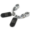 Harley Touring 1 1/4" Short Angled Highway Engine Guard Footpegs (2009-2023)