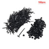 Car Daily Fixing 180Pcs Zip Tie Cable Buckle Self-Locking Fasteners