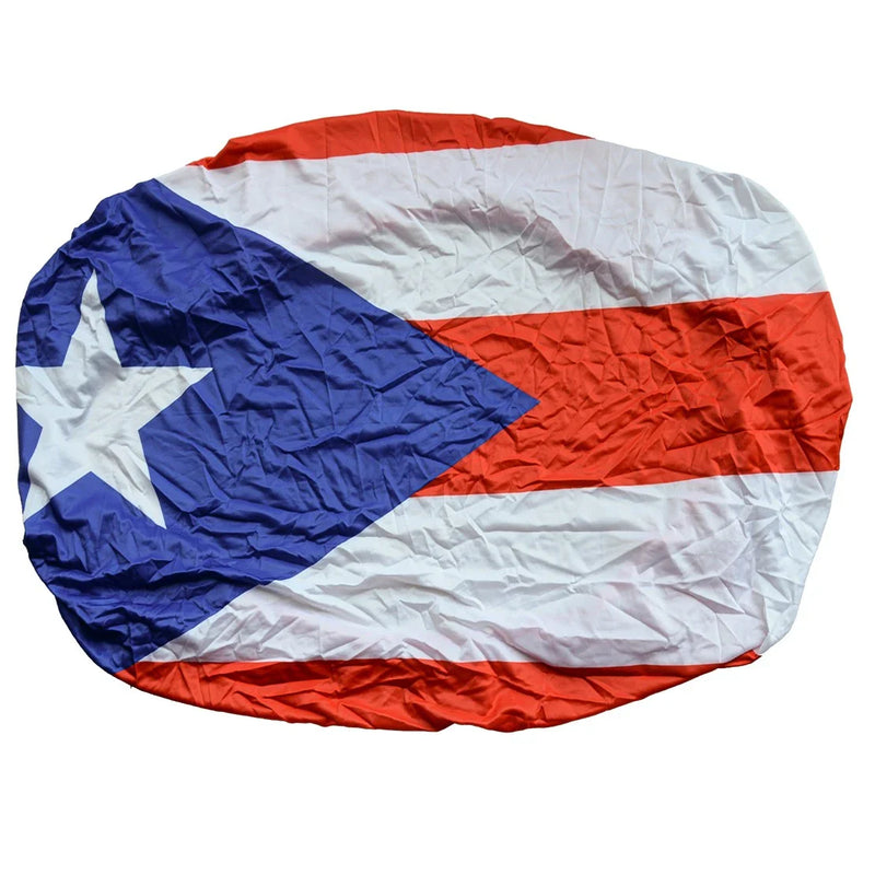 Car Puerto Rico 3.3x5FT Elastic Fabric Engine Hood Cover Flag (N/A)
