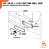 Toyota Hilux Ute Clear Lens Front Turn Signal Lamp (1988-1997)