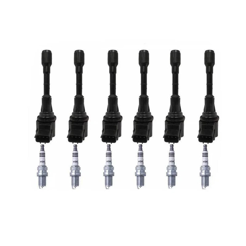 Nissan Murano Z51 6 x Ignition Coils & 6 x Spark Plugs (2009-2014)
