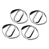 Toyota Corolla 4 x Stainless Steel Door Lock Protector Covers (2014-2024)