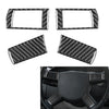 Chrysler 300 300C 4pcs Carbon Fiber Steering Wheel Cover Trim (2005-2010)