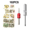 Car Air Conditioning 102Pcs Tire Valve Stem Cores Repair Tool