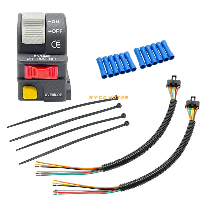 Polaris Trail Blazer 250 400 Left Handlebar Switch & Pigtail Harness
