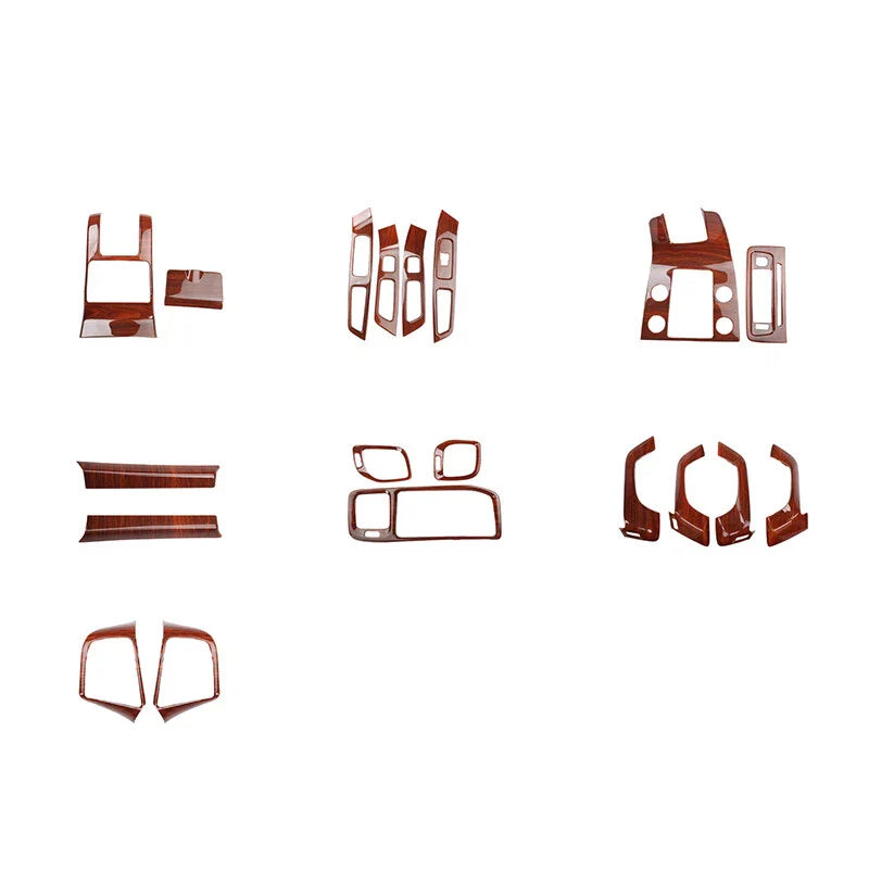 Volvo S60 19PCS Wood Grain Interior Accessories Kit Cover Trim (2014–2018)