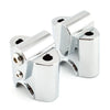 BMW R 18 Classic Chrome Handlebar Risers Lift Clamp Adapters (2022-2023)