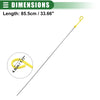 Ford F-350 (1988-1994) Metal Plastic Yellow Engine Oil Dipstick Indicator