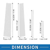Toyota Yaris 8 Pcs Door Pillar Window Trim (2005–2014)