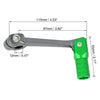 Motorcycle Shift Lever 0.47" Aluminum Alloy Folding Gear Shifter