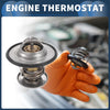 Ford F-150 6.2L 2011-2014 (2 x) Silver Tone Engine Coolant Thermostat