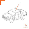Nissan Datsun Pickup 620 720 Dome Cabin Light Lamp (1973-1986)
